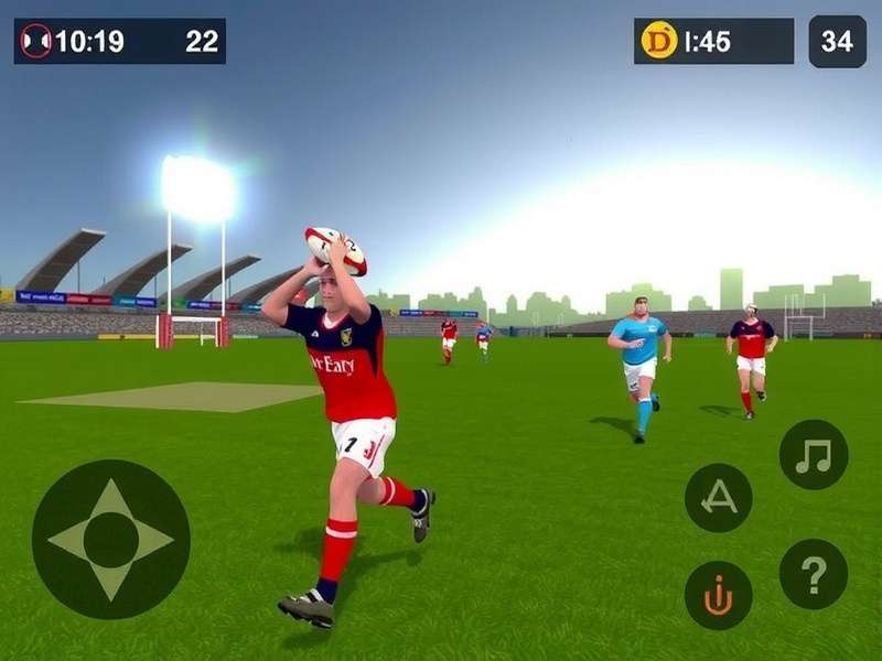 Rugby Charge India Game Screenshot